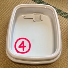 猫ねこ　ハウス、トイレ、爪研ぎセット　美品の画像