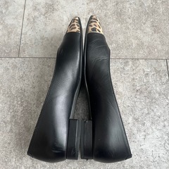 【極美品】DIANA 22.5cm レオパード　ポインテッドトゥ　パンプスの画像