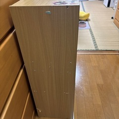 カラーボックス連結済み　本棚の画像