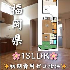 初期費用ゼロ✨　福岡県福岡市　家賃71000円　ペット相談可