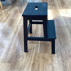 踏み台（木製）　【町田市再生家具】　1006の画像