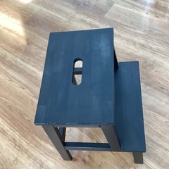 踏み台（木製）　【町田市再生家具】　1006の画像