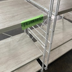 ウッドシェルフ 収納ラック 木製棚板 3段の画像
