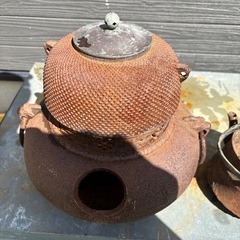 鉄瓶　ジャンク　錆の画像