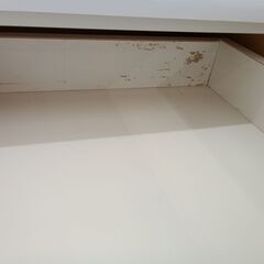 リユースのサカイ栃木店★ジモティ割あり★  食器棚 ホワイト W80×D42.5×H201 クリーニング済み TC10960の画像