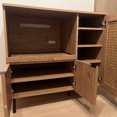 【LOWYA】キッチンキャビネットの画像
