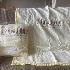 【お話中】新品未開封　おくるみ　膝掛けサイズ　産婦人科ロゴあり　掛け布団の画像