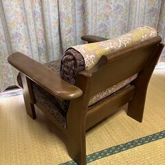 木製ソファ③の画像
