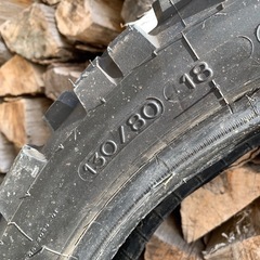 YAMAHA WR250 に使用　タイヤの画像