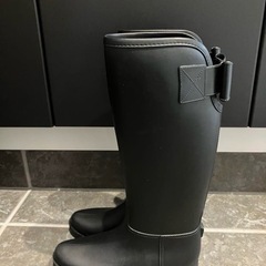 レインブーツバックリボンレディース の画像