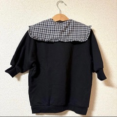 長袖スウェット　ワンピース　95の画像