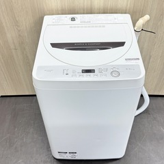 A1625🌟配送♻️設置可能‼️2018年製シャープ洗濯機ES-GE5B-T 5.5kG🌟の画像