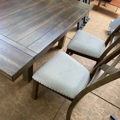 【アメリカ家具】ダイニングテーブルセットの画像