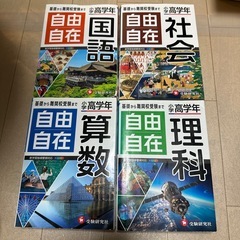 自由自在　小学校高学年　セットの画像