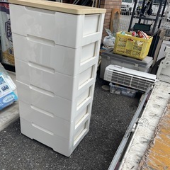 きれい⭐️アイリスオーヤマ ウッドトップチェスト HG-555の画像