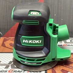 【中古】ハイコーキ HiKOKI SV1813DA コードレスランダムサンダ 125mm 18V ケース・集じん袋付き【ハンズクラフト佐賀】の画像