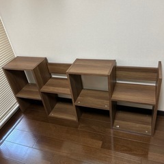 収納棚　シェルフ　棚　
本棚　多目的で使えます(^^)の画像