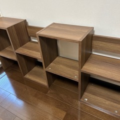 収納棚　シェルフ　棚　
本棚　多目的で使えます(^^)の画像