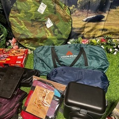 DODカマボコテントその他キャンプ用品大量まとめてまる⑤の画像