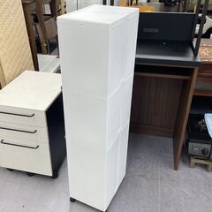 天馬 3段分別ごみ箱 キャスター付き ダストボックス 幅35㎝ ゴミ箱 ホワイト 札幌市手稲区の画像