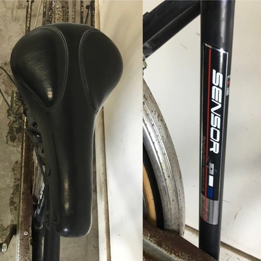 A-179△ y 岐阜発/ 昭和レトロ/ナショナル/SENSOR/デコチャリ/26インチ/6段変速/走行確認/タイヤひび割れあり/現状品/管15s/ R7.7/8 △