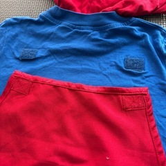 スーパーマン　マント付き子供Tシャツの画像
