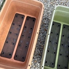 プランターと支柱お譲りしますの画像