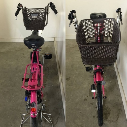 A-180（S）岐阜発　Panasonic 電動アシスト自転車/20インチ/バッテリー8Ah/充電器なし/走行確認/防犯登録あり/現状品　R6 10/19 1.5 A-180（S）岐阜発 Panasonic 電動アシスト自転車/20インチ/バッテリー