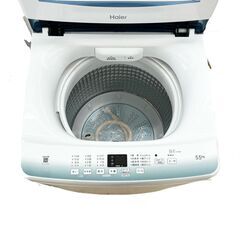 【ドリーム池田店】◎ジモティー割対象品◎ハイアール　5.5kg洗濯機　JW-U55HK　2022年製　給水ホース付き　IKX-901の画像