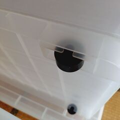 コロ付の大きめ収納BOX　6個の画像