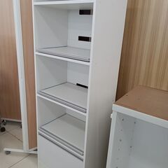 ★リユースのサカイ日立店★HJ7963 フジモク レンジ台 ホワイト H180×D42×W60 クリーニング済み の画像