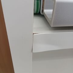 ★リユースのサカイ日立店★HJ7963 フジモク レンジ台 ホワイト H180×D42×W60 クリーニング済み の画像