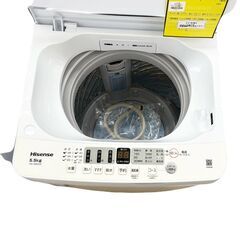 【ドリーム池田店】◎ジモティー割対象品◎ハイセンス　5.5kg洗濯機　HW-55E2W　2024年製　給水ホース付き　IKX-902の画像