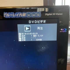 f●■SHARPシャープ・液晶カラーテレビ【AQUOS】地上・BS・110度CSデジタルハイビジョン26型【 LC-26DX2】ブルーレイレコーダー内蔵 の画像