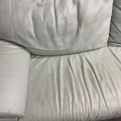 ニコレッティ（リプロダクト）革張りソファーの画像