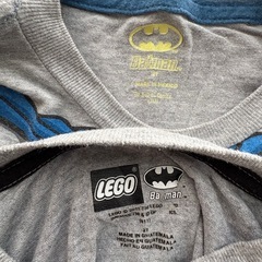 子供　バットマン長袖Tシャツ2枚セットの画像