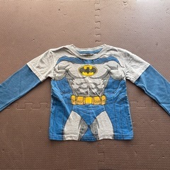 子供　バットマン長袖Tシャツ2枚セットの画像