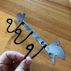⭕️小鳥の壁付フックの画像