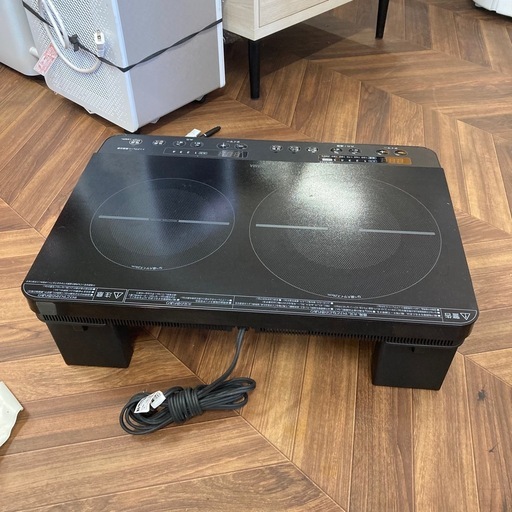 1126 アイリスオーヤマ 2口 IH コンロ 2021 IHK-W13S-B