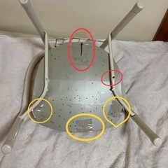 ☺️ジャンク  ベビーチェア 36✖️背37✖️座面16cm グレーの画像