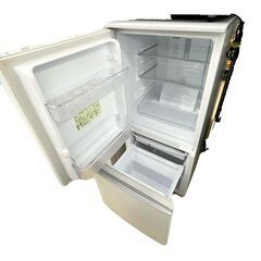 【ドリーム池田店】◎ジモティー割対象品◎シャープ　137L/2ドア冷蔵庫　SJ-13E6-KW　2019年製　IKX-906の画像