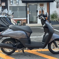 【在庫台数30台以上】トゥデイ AF67 グレー 低走行 機関良好✨【原付専門店】の画像