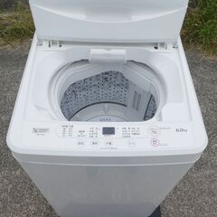 YAMADA SELECT(ヤマダセレクト)   洗濯機 6.0kg　YWM-T60H1  2023年製の画像