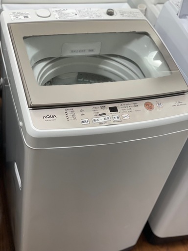 送料・設置込み可　洗濯機　7kg AQUA 2019年【分解クリーニング済み】