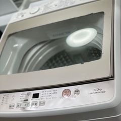 送料・設置込み可　洗濯機　7kg AQUA 2019年【分解クリーニング済み】の画像