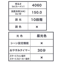 ニトリ LEDシーリングライトの画像