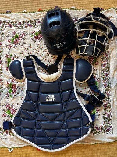 軟式　キャッチャー　プロテクター　ZETT