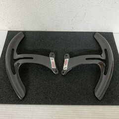 フェラーリ 純正パドルシフト カーボンパドルシフト 箱付き カー用品 ブラックカーボン カスタマイズパーツ 汎用パーツ 純正品 Y2295の画像