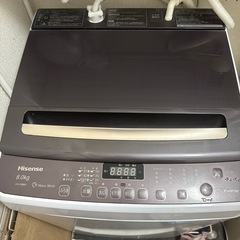洗濯機8キロ 引取り先決定の画像