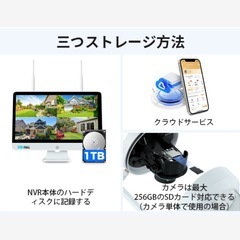 防犯カメラ 単体 5倍ズーム パンチルト IPカメラ 見守りカメラ 屋外　室内の画像